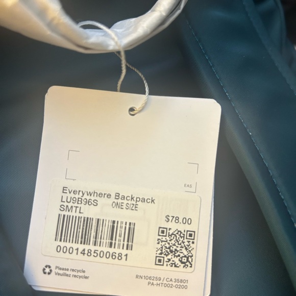 * Lululemon Dark Green Everywhere Backpack Personalized * main image 10